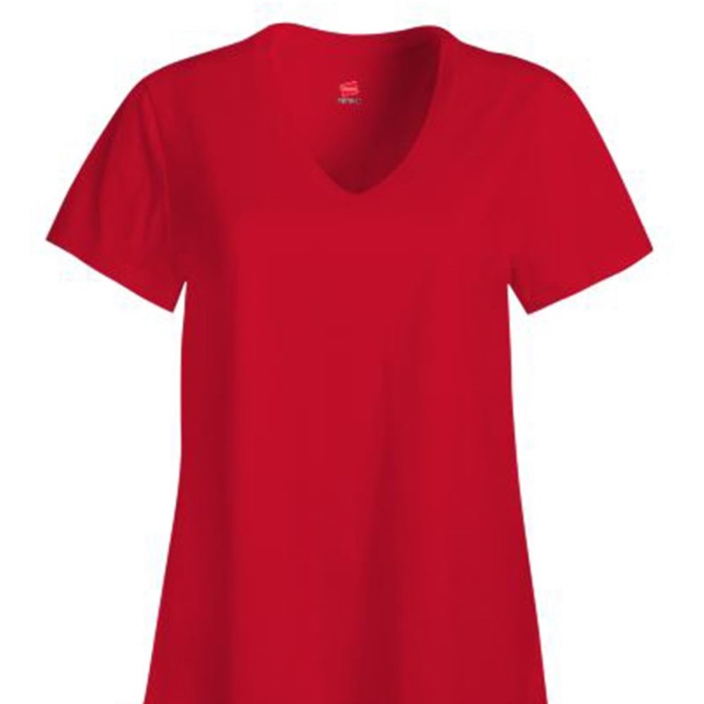 V Neck Red Tshirt